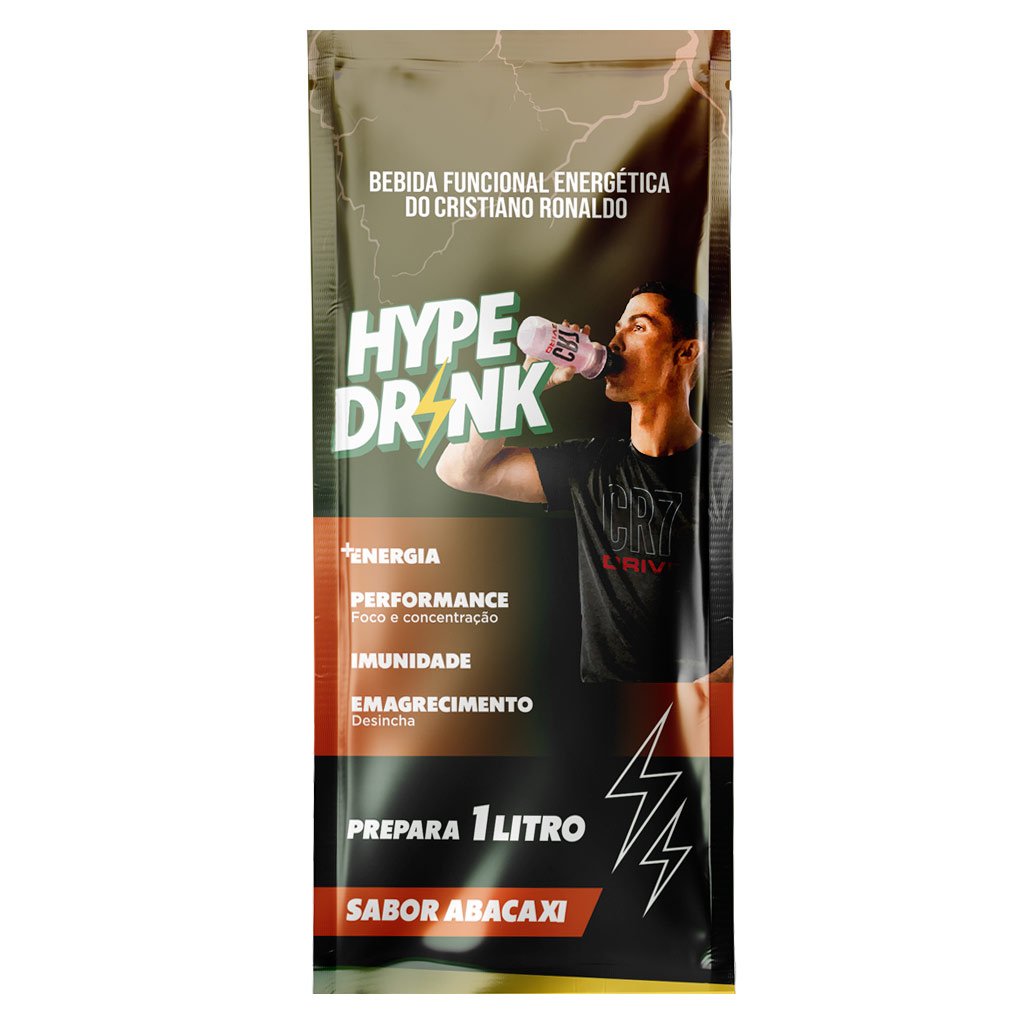 Hype Drink bebida funcional energética do Cristiano Ronaldo