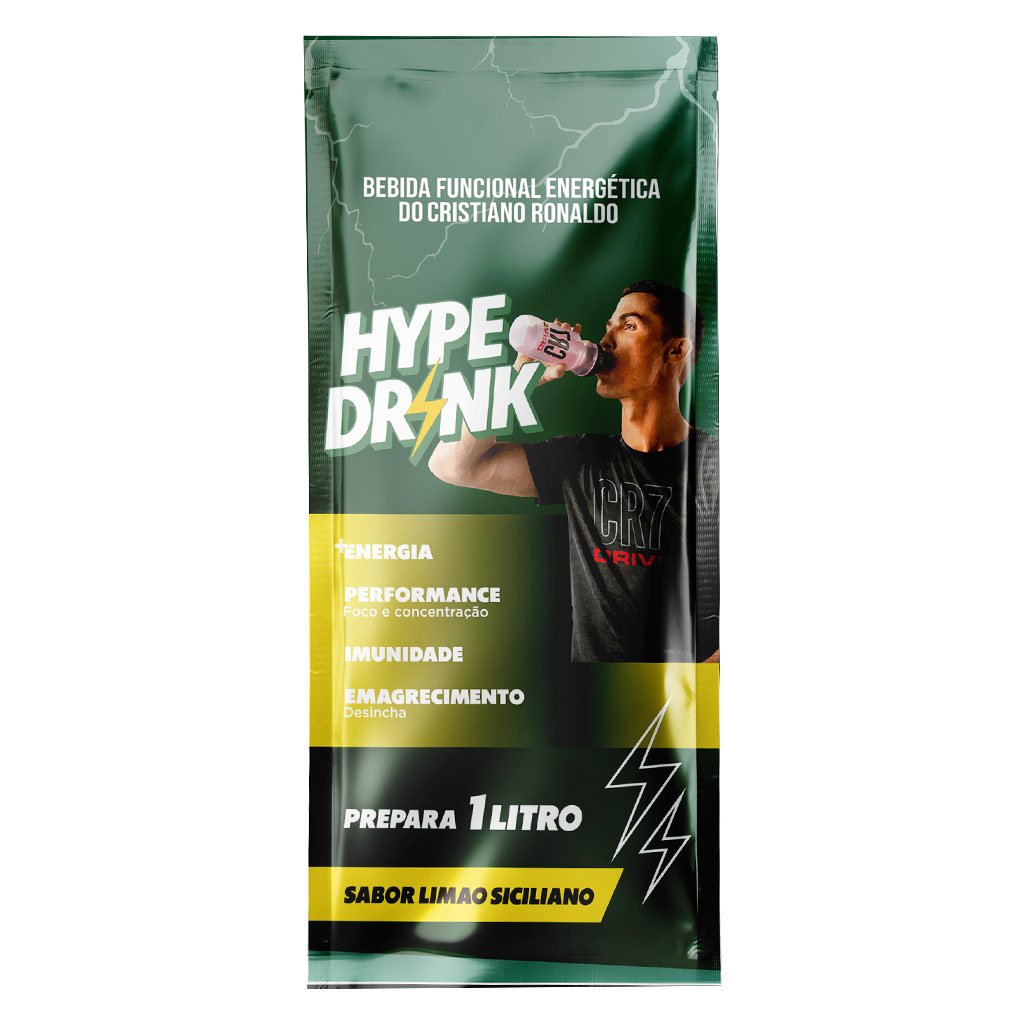 Hype Drink bebida funcional energética do Cristiano Ronaldo
